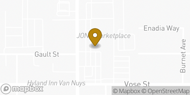 Map showing the location of Chase ATM in Van Nuys, CA 91405