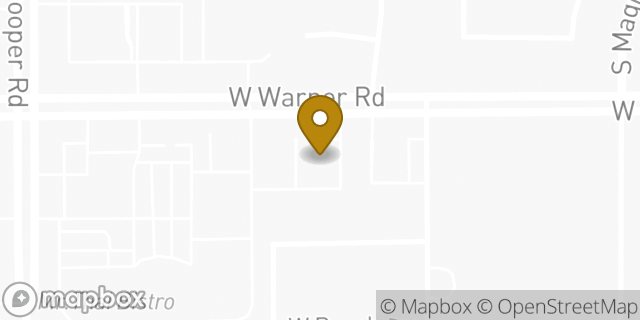 Map showing the location of Banner Urgent Care in Gilbert, AZ 85233