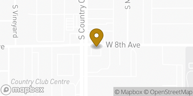 Map showing the location of Amazon Locker - Simona in Mesa, AZ 85210