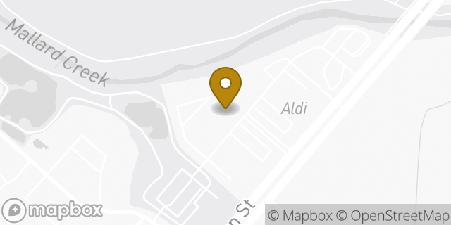 Map showing the location of Buffalo Wild Wings in Charlotte, NC 28262