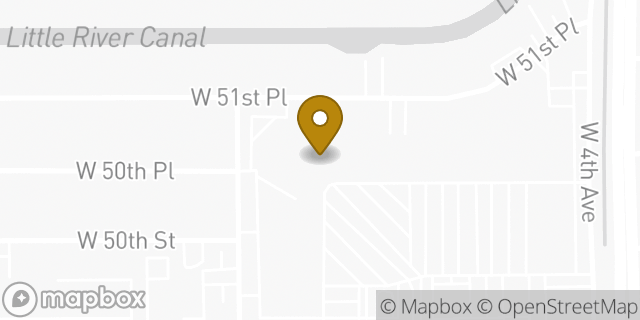 Map showing the location of Coinme in Hialeah, FL 33012