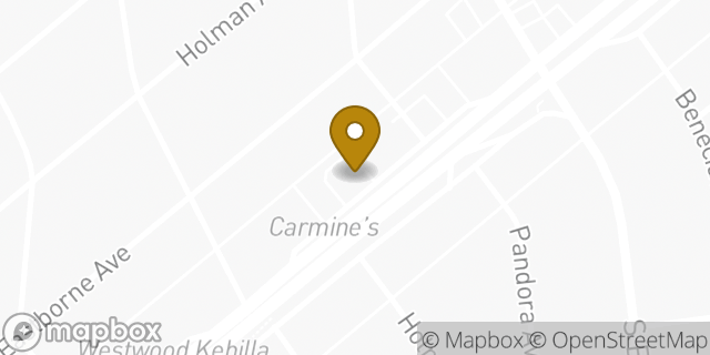 Map showing the location of McDonald's in Los Angeles, CA 90025