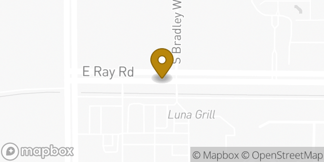 Map showing the location of Chipotle Mexican Grill in Mesa, AZ 85212