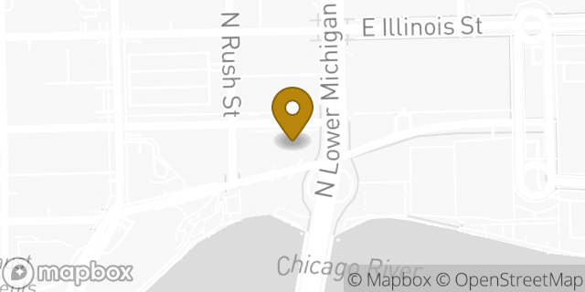 Map showing the location of Walgreens in Chicago, IL 60611