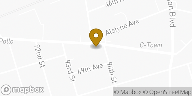 Map showing the location of Life in Christ Church in Elmhurst, NY 11373