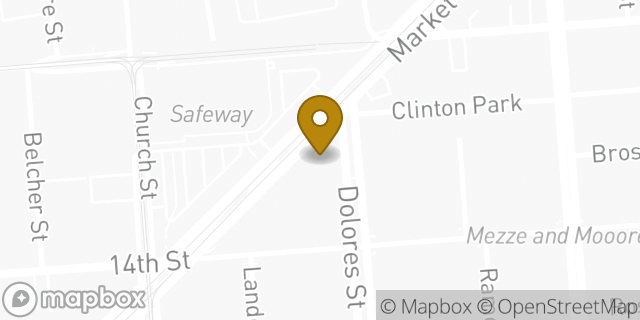 Map showing the location of Market Cocina in San Francisco, CA 94114