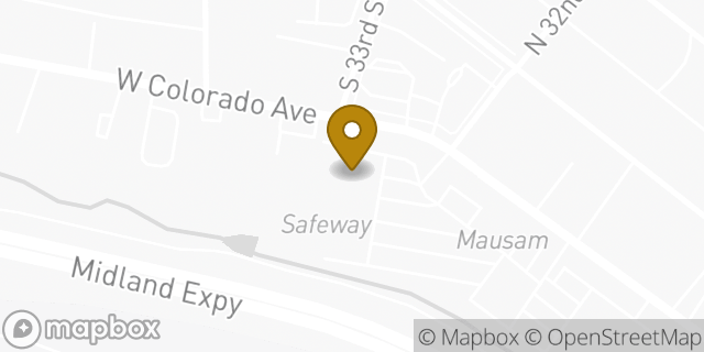 Map showing the location of Starbucks in Colorado Springs, CO 80904