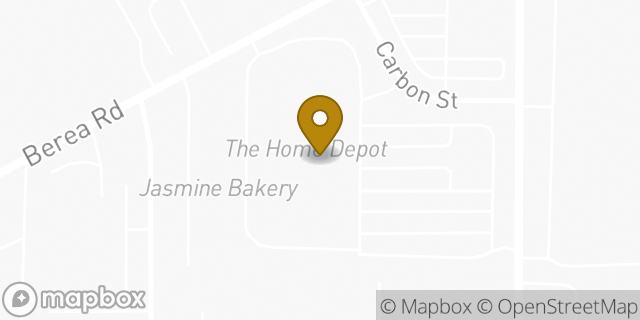 Map showing the location of The Home Depot in Cleveland, OH 44111