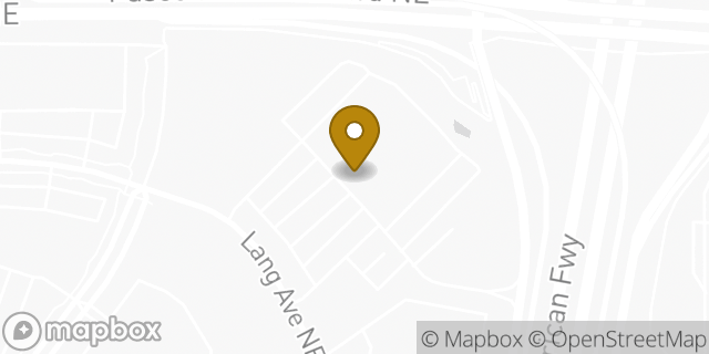 Map showing the location of Sunglass Hut in Albuquerque, NM 87109