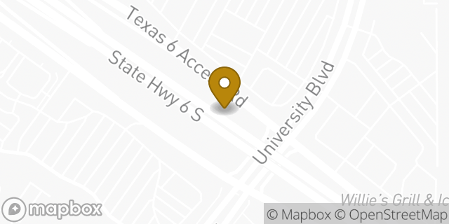 Map showing the location of ATM Heb in Sugar Land, TX