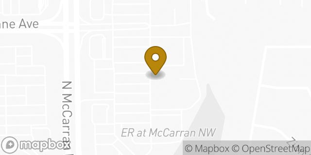 Map showing the location of Staples in Reno, NV 89503