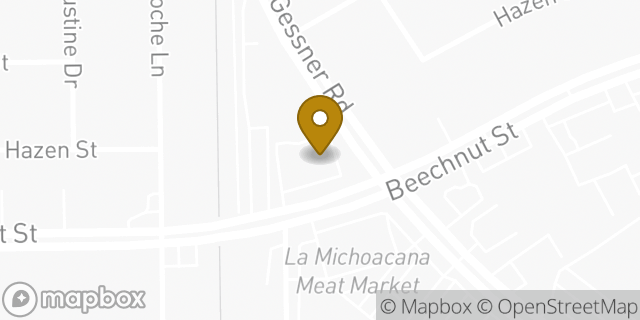 Map showing the location of CVS Pharmacy in Houston, TX 77036