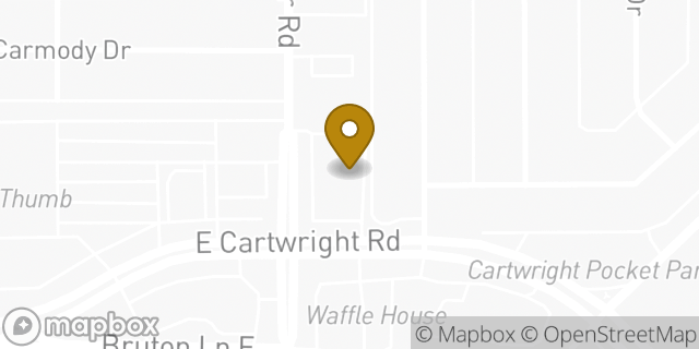 Map showing the location of Walgreens in Mesquite, TX 75149