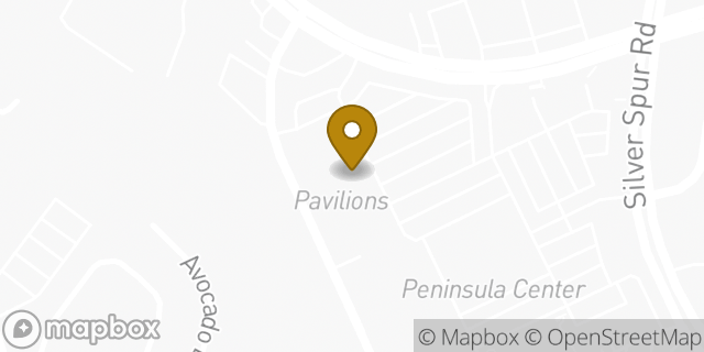 Map showing the location of Starbucks in Rolling Hills Estates, CA 90274