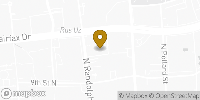 Map showing the location of MedStar Health in Arlington, VA 22203