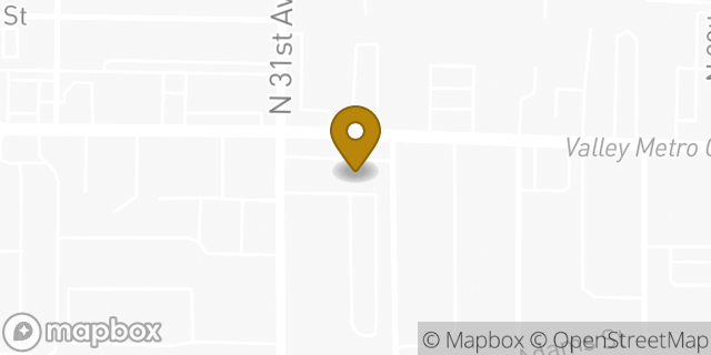 Map showing the location of Amazon Locker - Ronald in Phoenix, AZ 85009