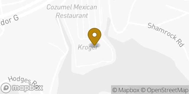 Map showing the location of ATM Kroger in Charleston, WV 25314