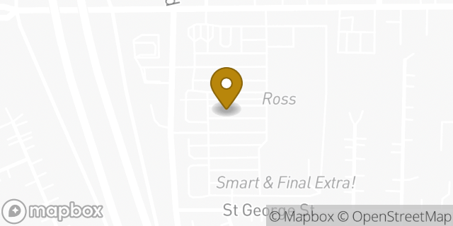 Map showing the location of Starbucks in Spring Valley, CA 91977