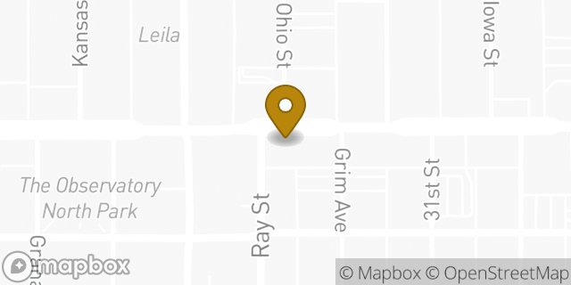 Map showing the location of Target in San Diego, CA 92104