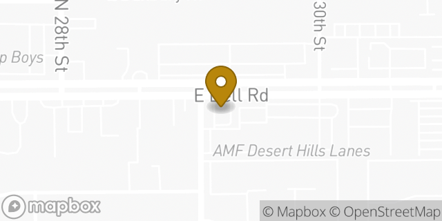 Map showing the location of Whataburger in Phoenix, AZ 85032