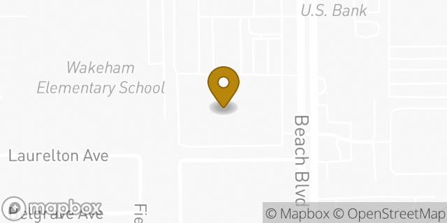 Map showing the location of Home Services at The Home Depot in Stanton, CA 90680