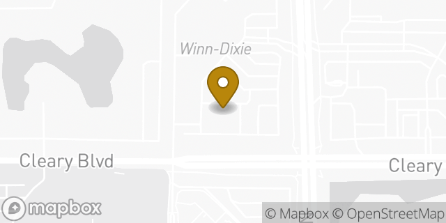 Map showing the location of Starbucks in Plantation, FL 33324