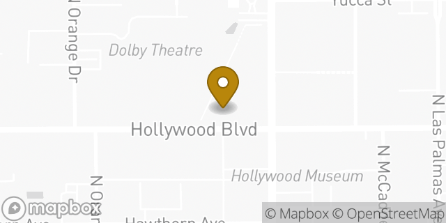 Map showing the location of Oakley in Los Angeles, CA 90028