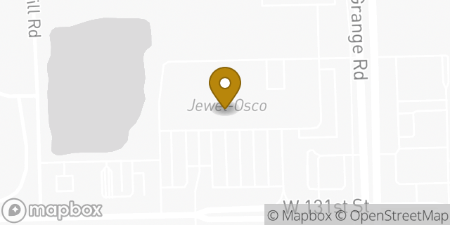 Map showing the location of Jewel-Osco in Palos Park, IL 60464