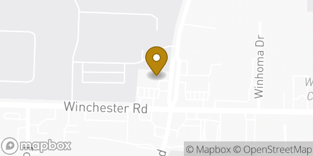 Map showing the location of Amazon Locker - Argenide in Memphis, TN 38118
