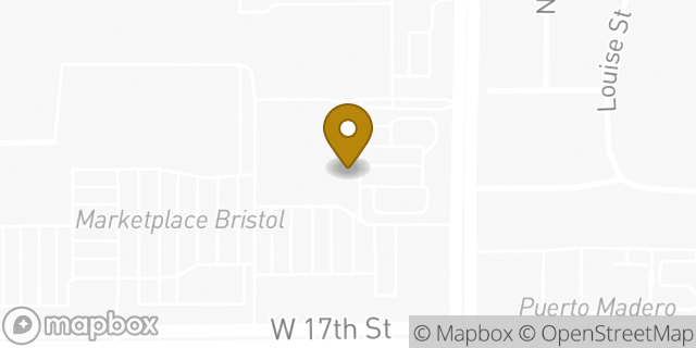 Map showing the location of The UPS Store in Santa Ana, CA 92706
