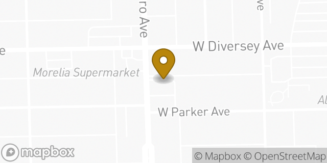 Map showing the location of Starbucks in Chicago, IL 60639