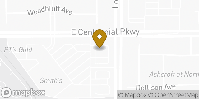 Map showing the location of Bank Of America in North Las Vegas, NV 89081