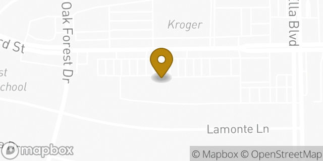Map showing the location of Amazon Locker - Sake in Houston, TX 77018