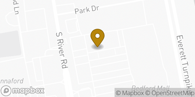 Map showing the location of Amazon Locker - Broos in Bedford, NH 03110