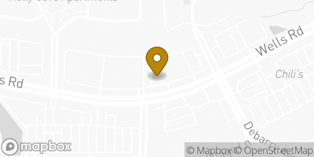 Map showing the location of Dunkin' in Orange Park, FL 32073