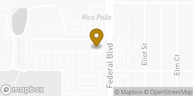 Map showing the location of Subway in Denver, CO 80221