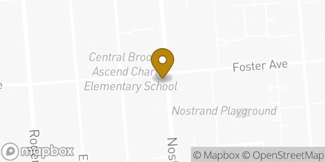 Map showing the location of Dunkin' in Brooklyn, NY 11210