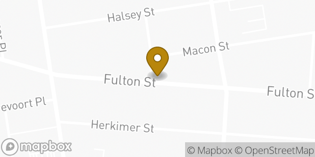 Map showing the location of Papa Johns Pizza in Brooklyn, NY 11216