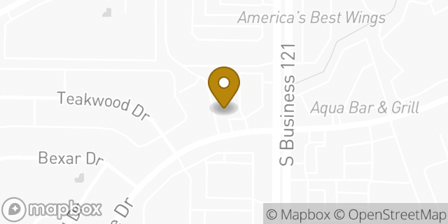 Map showing the location of Amazon Locker - Subcompact in Lewisville, TX 75067