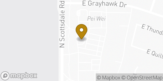 Map showing the location of Scottsdale, AZ (Grayhawk) in Scottsdale, AZ 85255