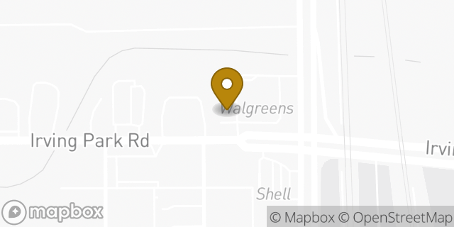 Map showing the location of Subway in Bensenville, IL 60106