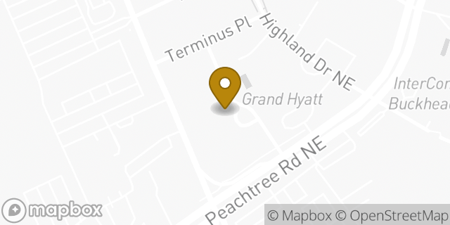 Map showing the location of Amazon Locker - Grocer in Atlanta, GA 30305