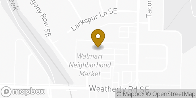 Map showing the location of Walmart Neighborhood Market in Huntsville, AL 35802