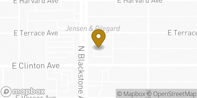 Map showing the location of Walgreens in Fresno, CA 93703