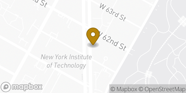 Map showing the location of Chase Bank in New York, NY 10023