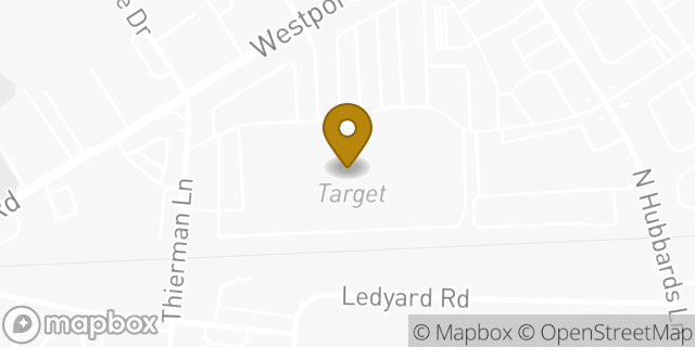 Map showing the location of Target in Louisville, KY 40207