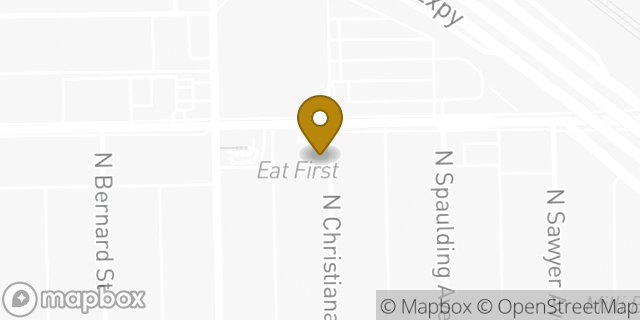 Map showing the location of Subway in Chicago, IL 60618