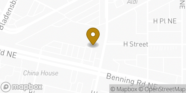 Map showing the location of Amazon Locker - Thermometer in Washington, DC 20002