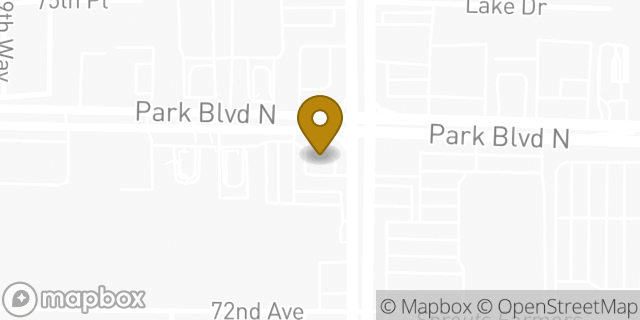 Map showing the location of Starbucks in Seminole, FL 33772