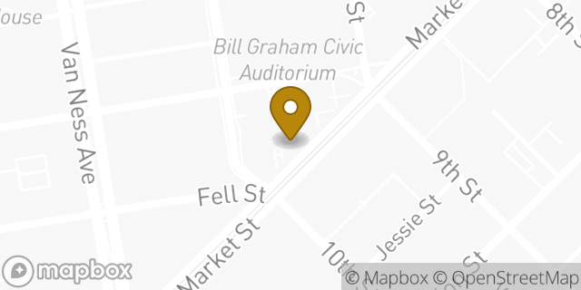 Map showing the location of Starbucks in San Francisco, CA 94102